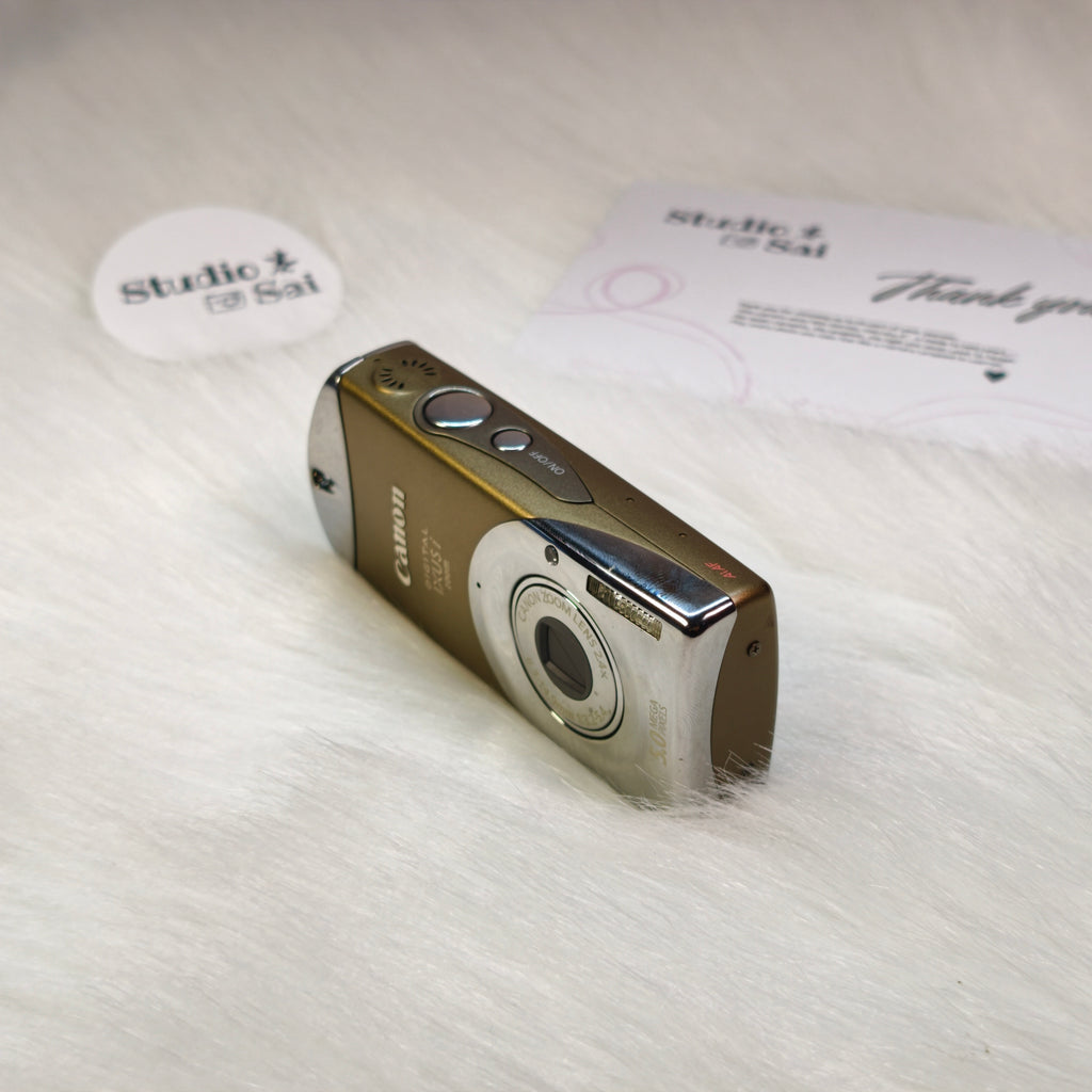 Canon IXUS i Zoom — Sahara · Y2K CCD Compact ✮ Rare Find ✮ Under €200
